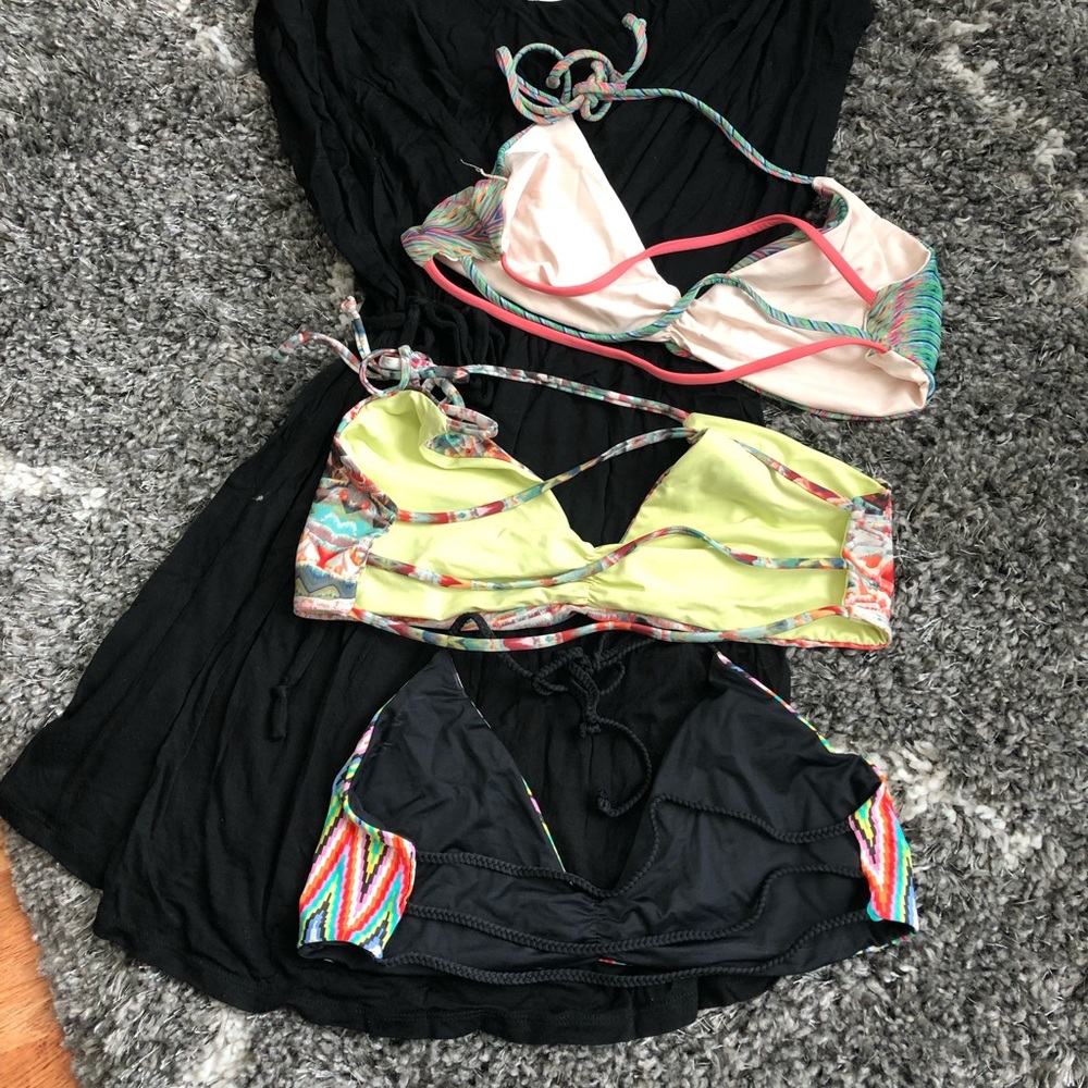 L*space swim suit tops and coverup